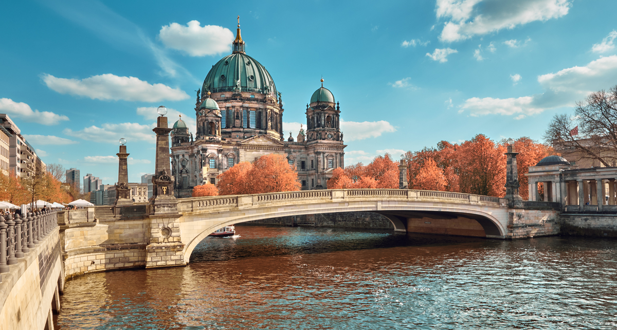 Visiting Berlin in Germany on a school trip