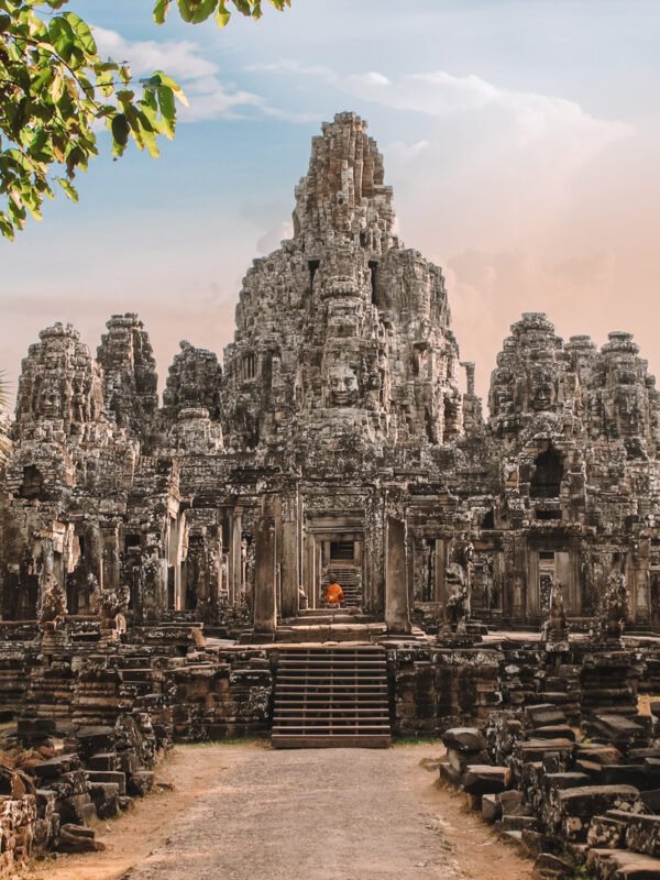 A temple on a school expedition to Cambodia