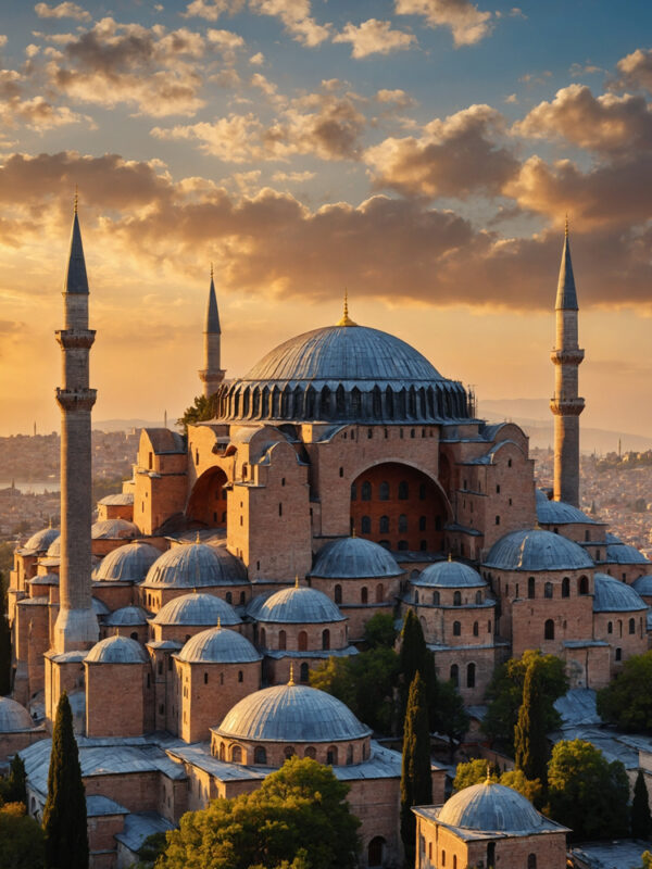 A view of Istanbul's iconic temple