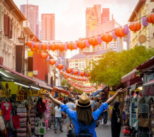 Exploring Singapore on a school trip