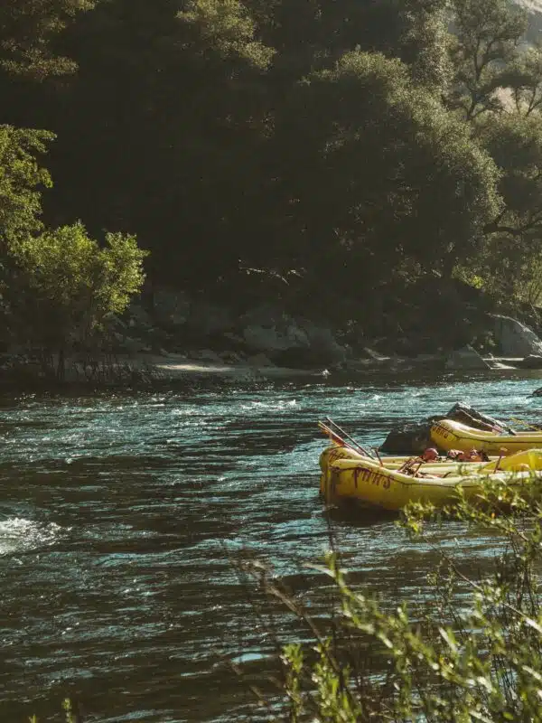 White water rafting in Slovakia on a school trip