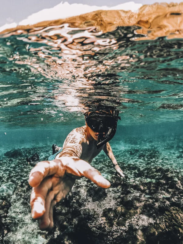 Scuba diving in Southern Tanzania on a school trip