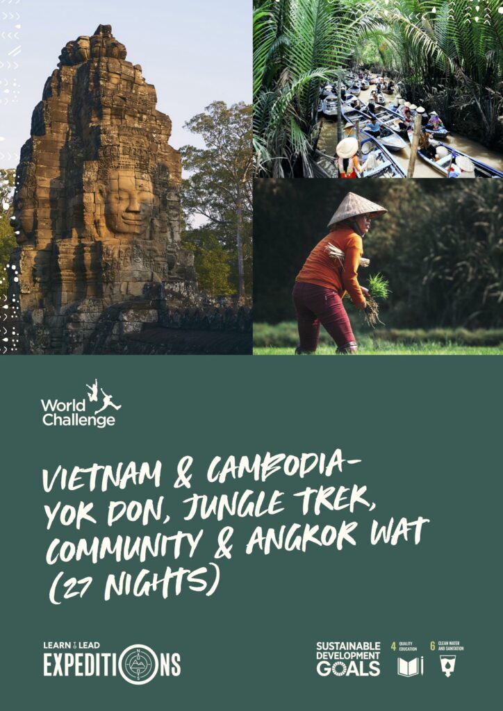 A sample school expedition itinerary to Vietnam & Cambodia