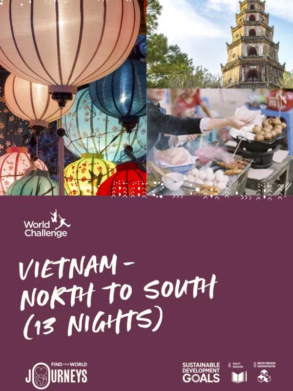 An example school Journey itinerary to Vietnam