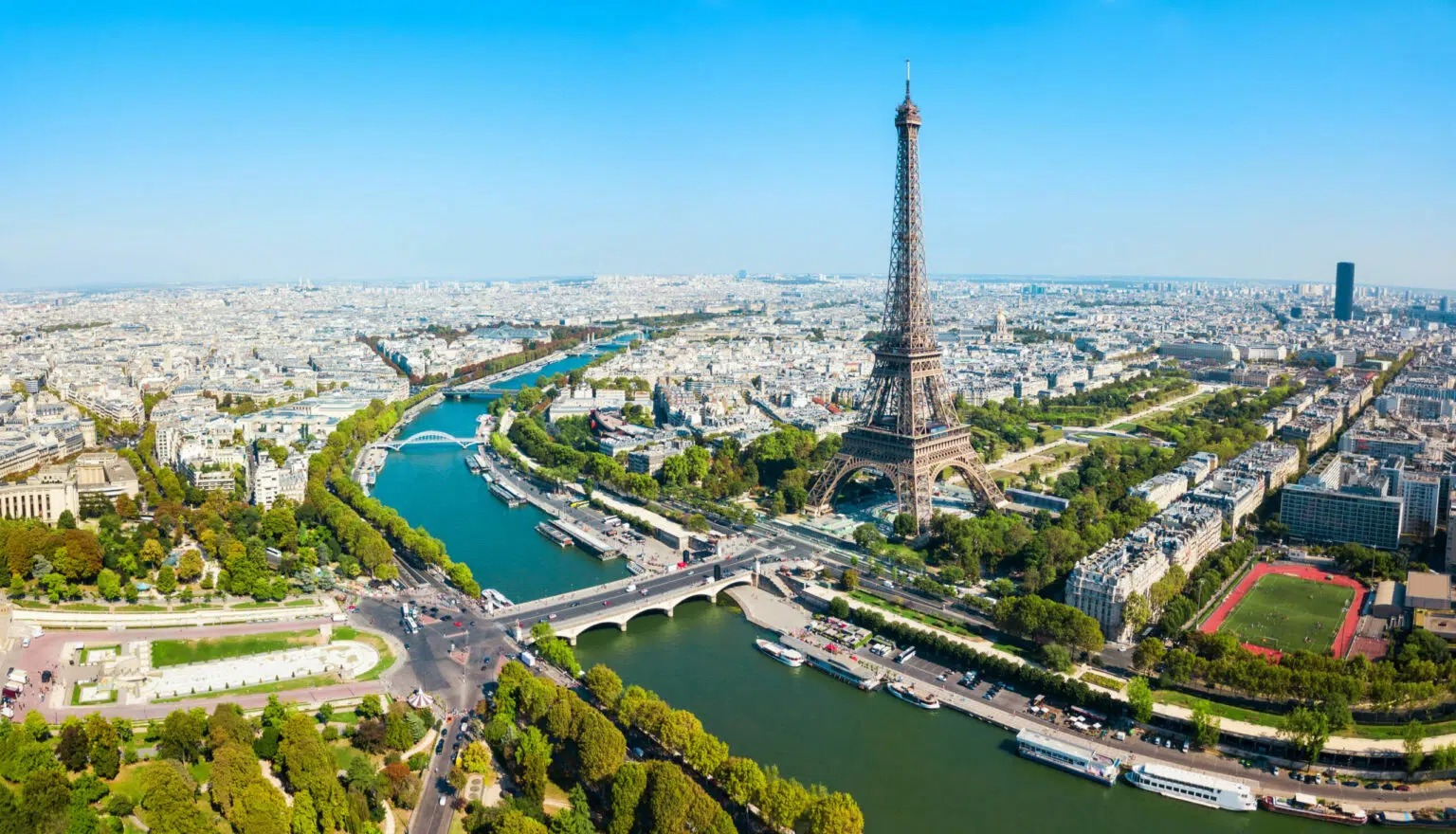 A view of Paris on a school French trip