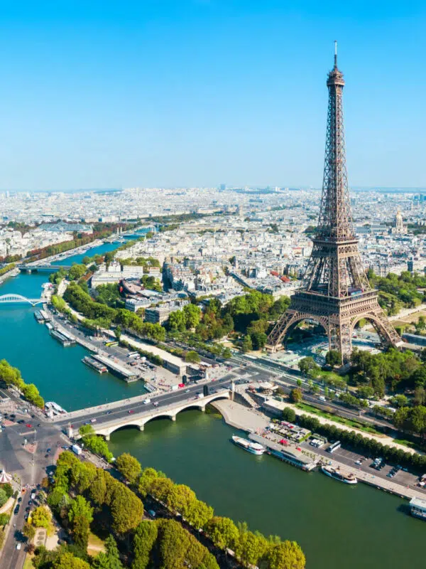 A view of Paris on a school French trip