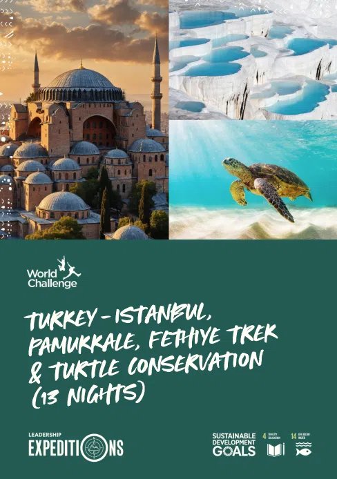 A sample school expedition itinerary to Turkey
