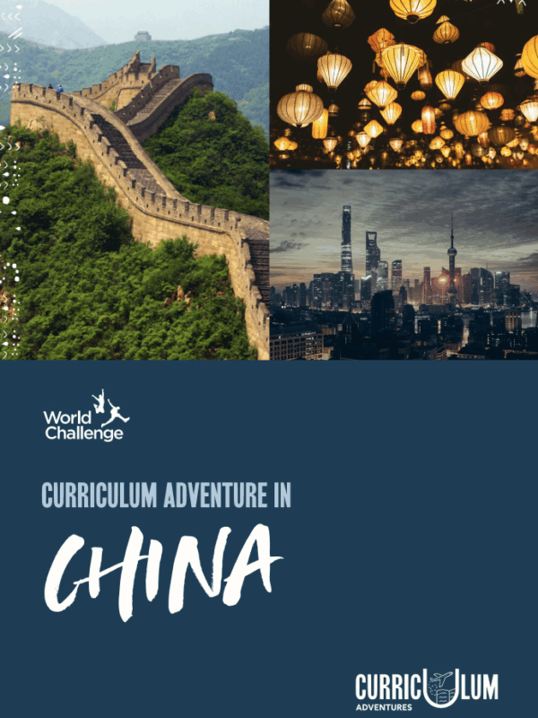 A Cross-Curricular adventure in China school trip itinerary